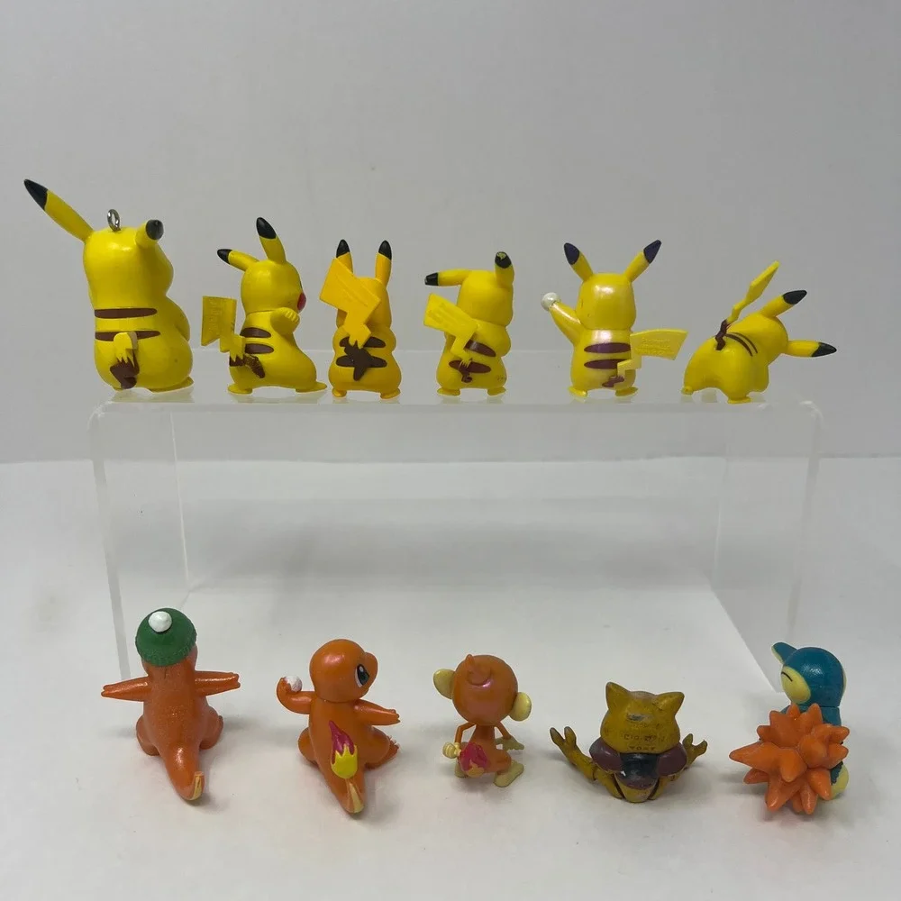Pokemon Action Figure Lot 36 Mixed Sizes Multi Color Pikachu Mewtwo Articuno
